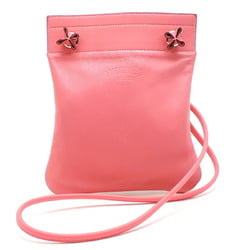 Hermes Aline C stamp 2018 women's shoulder bag in Swift leather and rose azalee (pink)