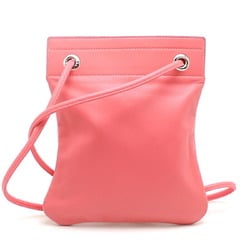 Hermes Aline C stamp 2018 women's shoulder bag in Swift leather and rose azalee (pink)