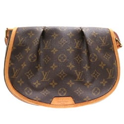 Louis Vuitton Menilmontant PM Women's Shoulder Bag M40474 Monogram Brown