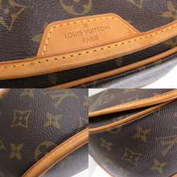 Louis Vuitton Menilmontant PM Women's Shoulder Bag M40474 Monogram Brown