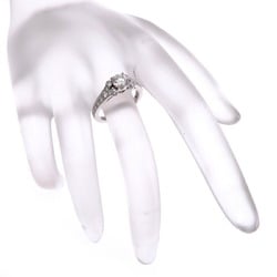 Cartier #48 0.55ct Diamond Ballerina Solitaire Women's Ring, Pt950 Platinum, Size 8