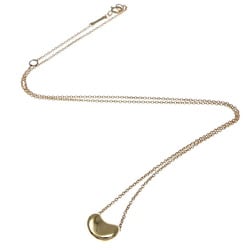 Tiffany 750YG Bean Women's Necklace 750 Yellow Gold