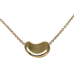 Tiffany 750YG Bean Women's Necklace 750 Yellow Gold