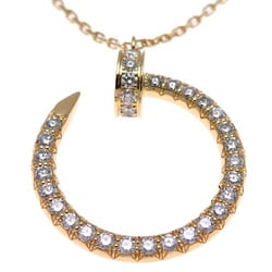 Cartier Diamond Juste un Clou Women's Necklace B7224896 750 Yellow Gold