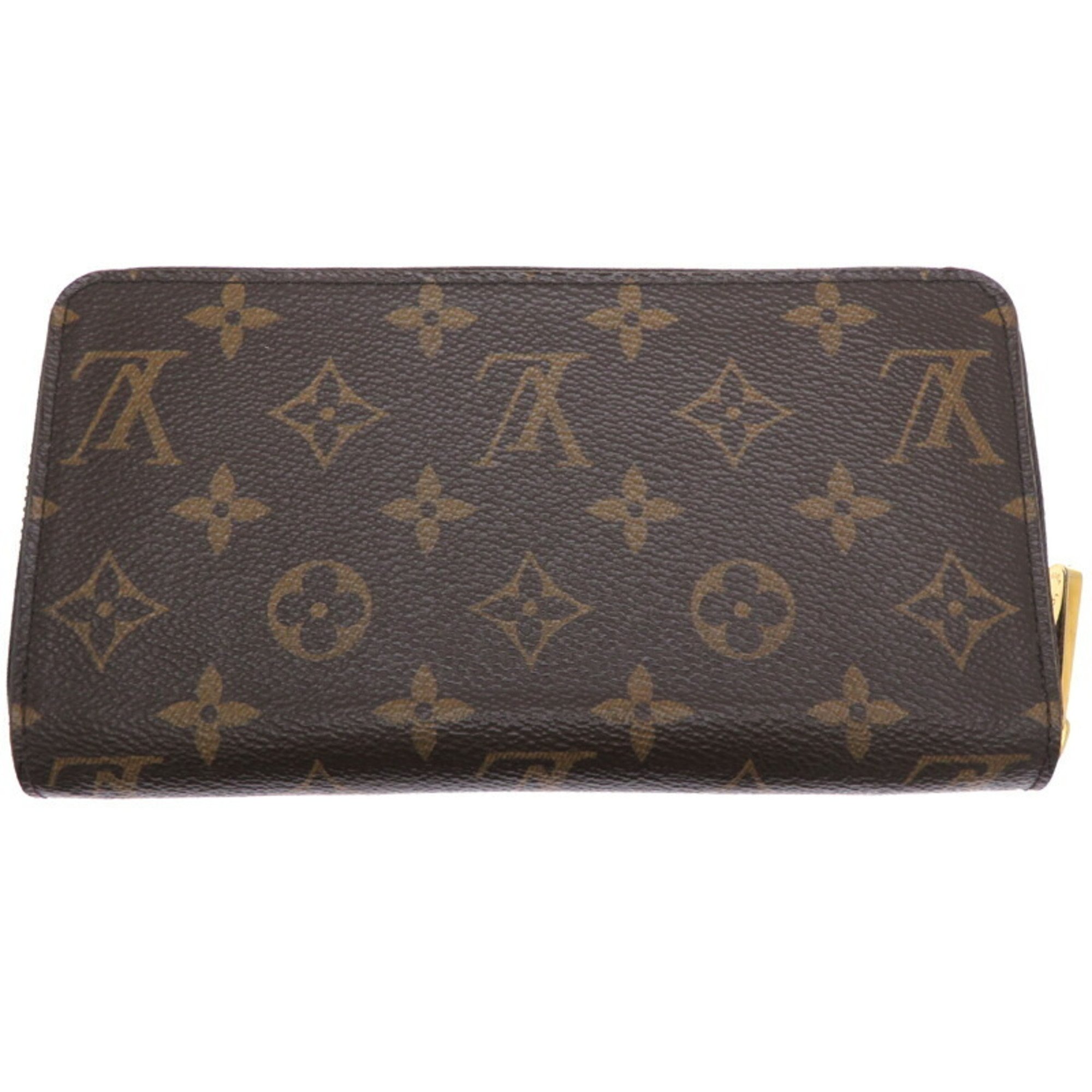 Louis Vuitton Zippy Wallet Women's and Men's Long M42616 Monogram Brown