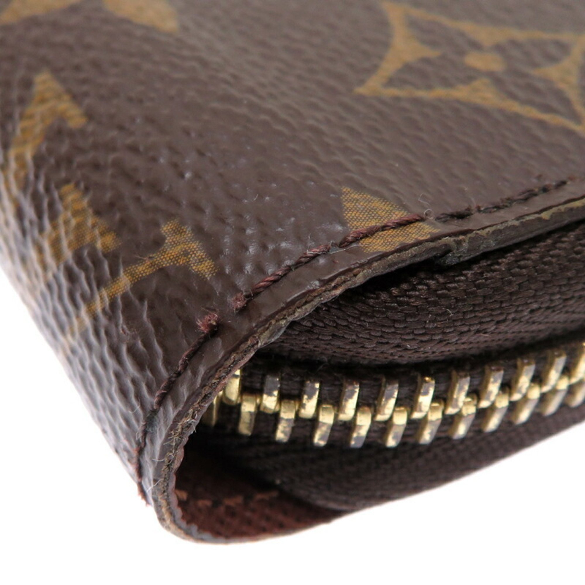 Louis Vuitton Zippy Wallet Women's and Men's Long M42616 Monogram Brown