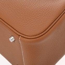 HERMES Lindy Gold W Stamp (around 2024) Women's Taurillon Clemence Bag