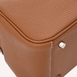 HERMES Lindy Gold W Stamp (around 2024) Women's Taurillon Clemence Bag