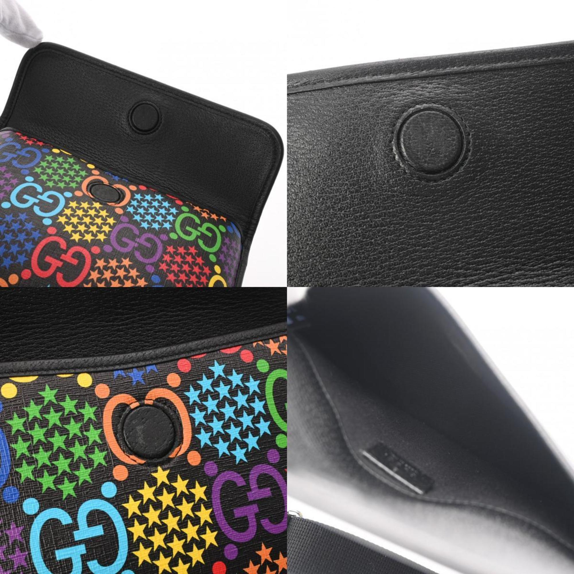 GUCCI GG Psychedelic Waist Bag Multicolor 598113 Unisex PVC