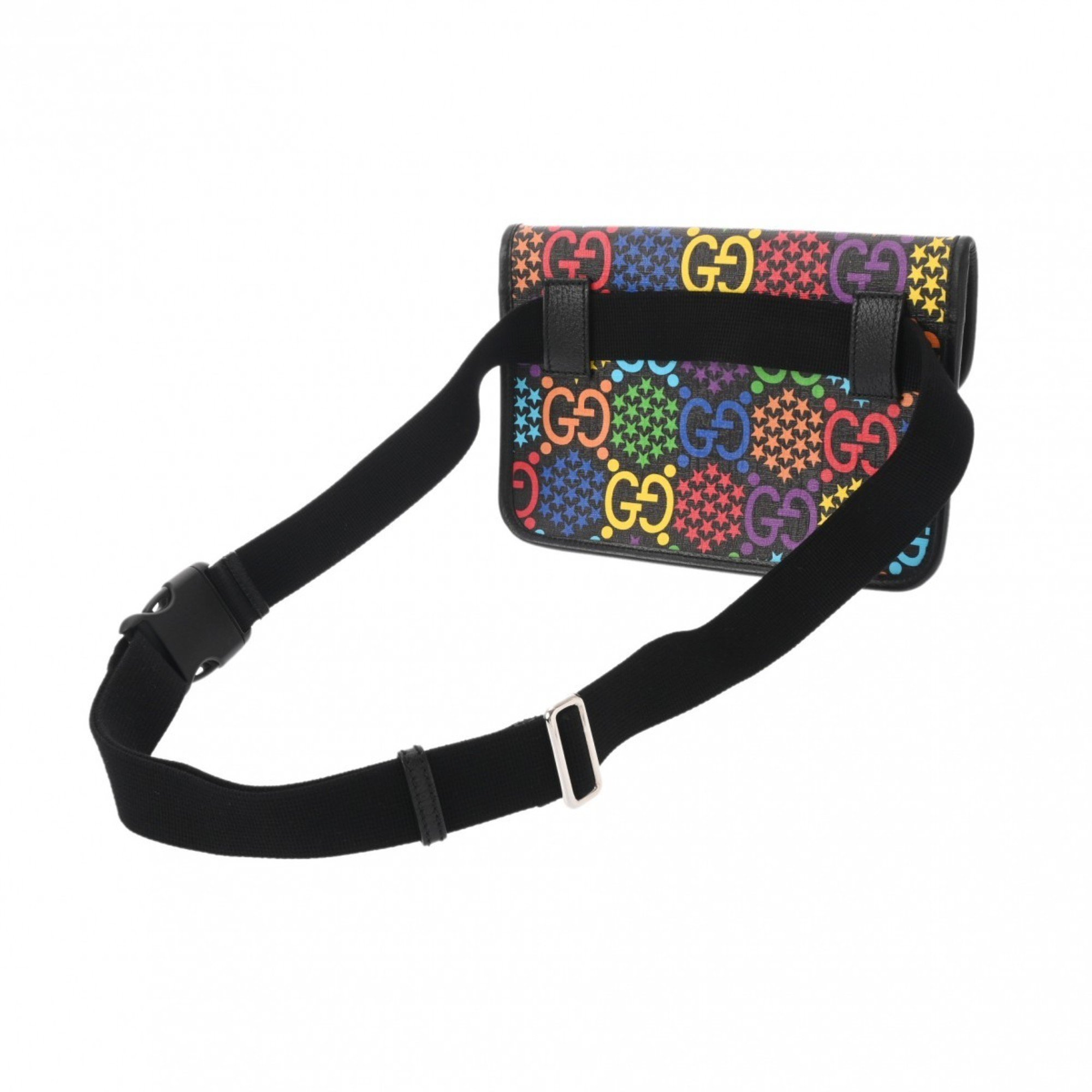 GUCCI GG Psychedelic Waist Bag Multicolor 598113 Unisex PVC