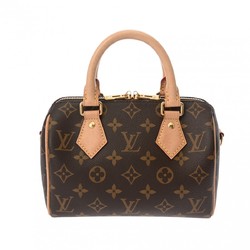 LOUIS VUITTON Louis Vuitton Monogram Speedy Bandouliere 20 Brown M46222 Women's Canvas Handbag