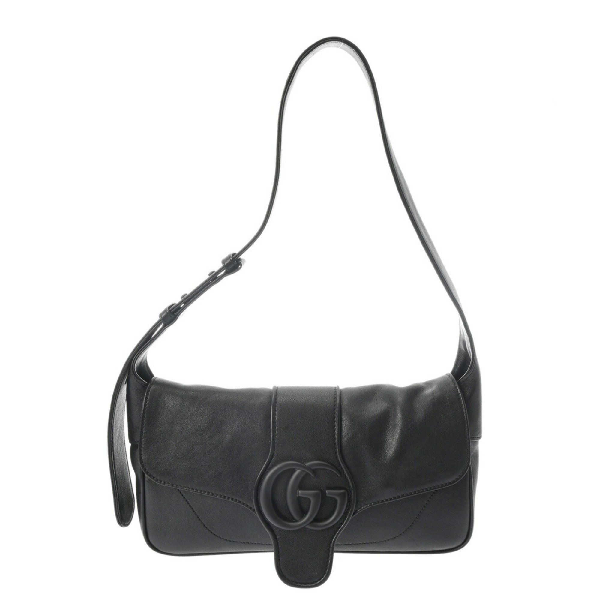 GUCCI Aphrodite Shoulder Black 767226 Women's Calfskin Bag