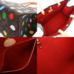 LOUIS VUITTON Louis Vuitton Monogram On the Go MM Yayoi Kusama Collaboration Brown/Multicolor M46379 Women's Canvas Handbag