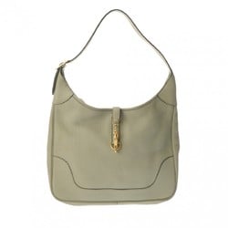 HERMES Trim 35 Light Green E Stamp (around 2001) Women's Taurillon Clemence Bag