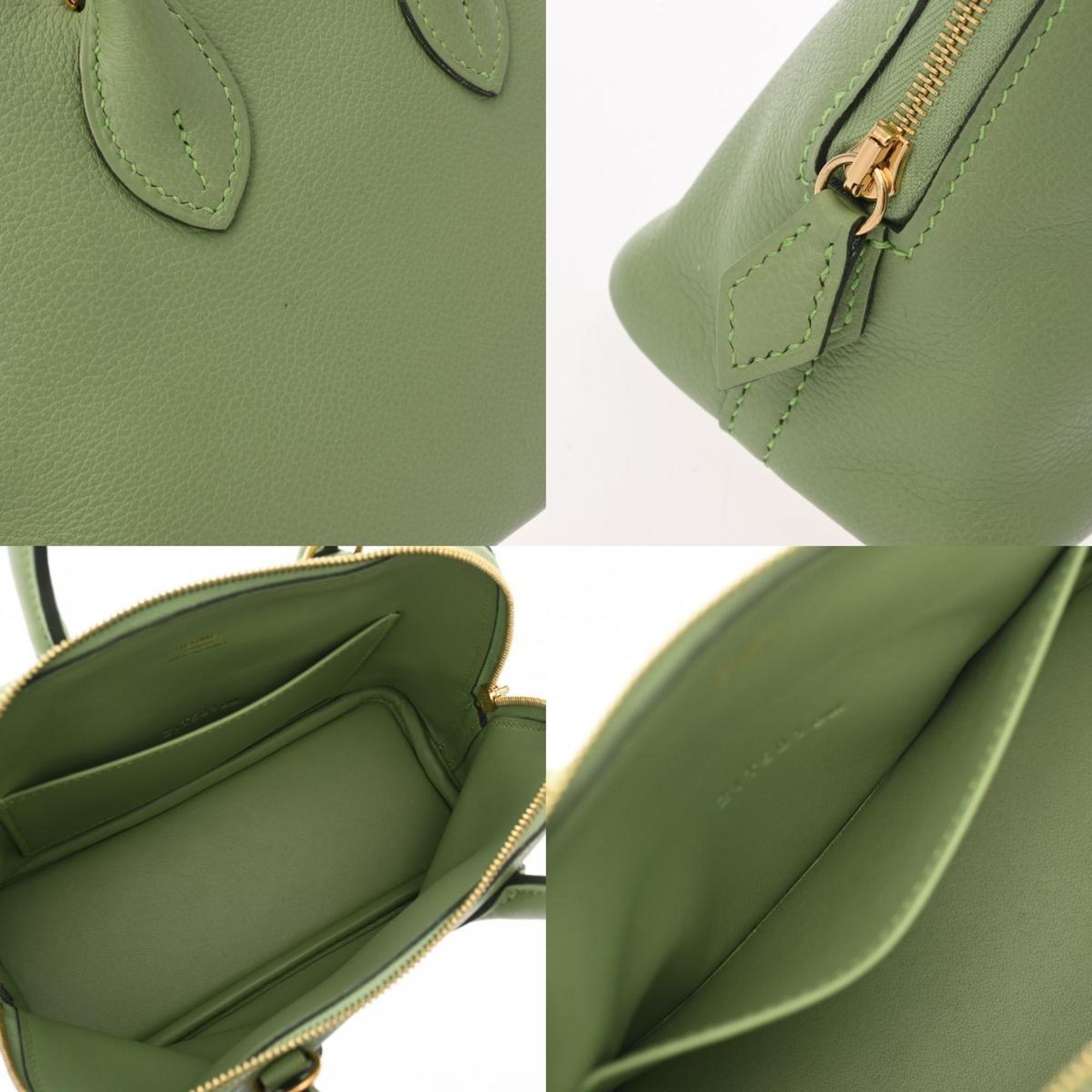 HERMES Bolide 1923 Vert Cricket Z Stamp (around 2021) Women's Evercolor Handbag