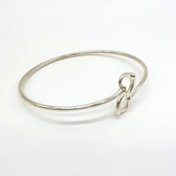 TIFFANY&Co. Tiffany Double Heart Bangle, 925 Silver, for Women