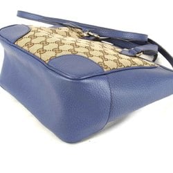 GUCCI 449241 498879 Handbag GG Canvas Blue Women's