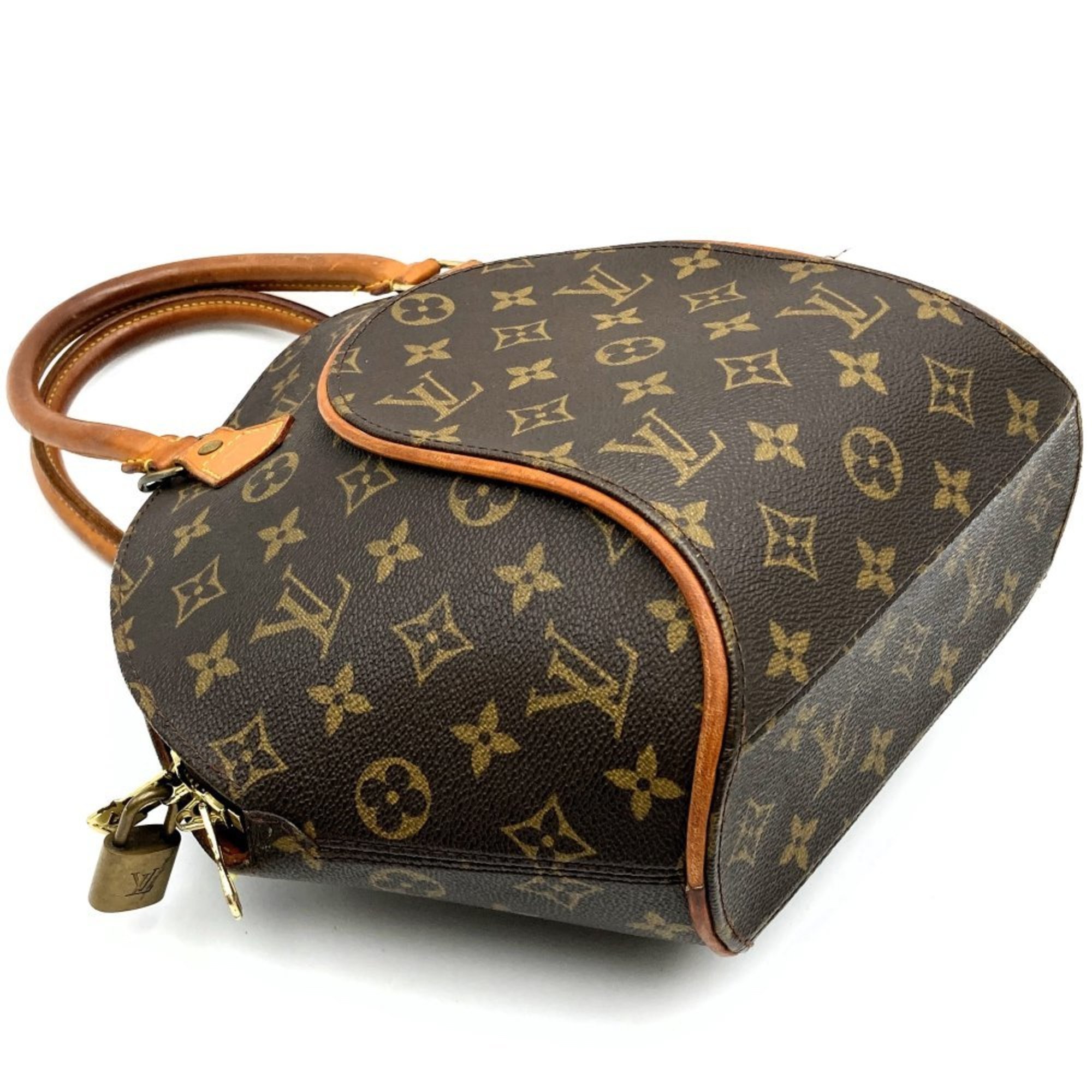 LOUIS VUITTON Ellipse PM Handbag Monogram Canvas Brown M51127 Women's