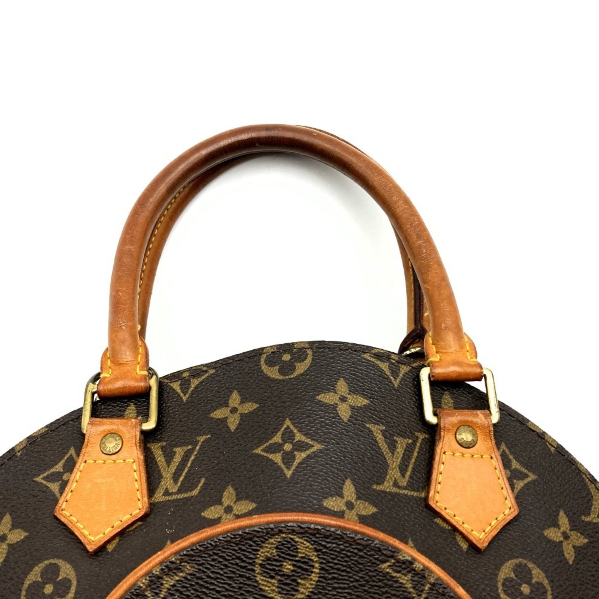 LOUIS VUITTON Ellipse PM Handbag Monogram Canvas Brown M51127 Women's