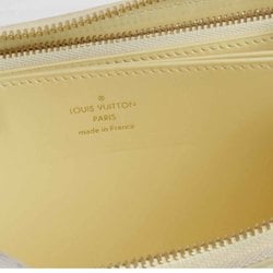 LOUIS VUITTON Nano Monogram Zippy Wallet M82229 Long Leather Yellow Women's