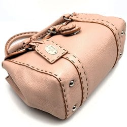 FENDI Linda Selleria handbag leather pink ladies