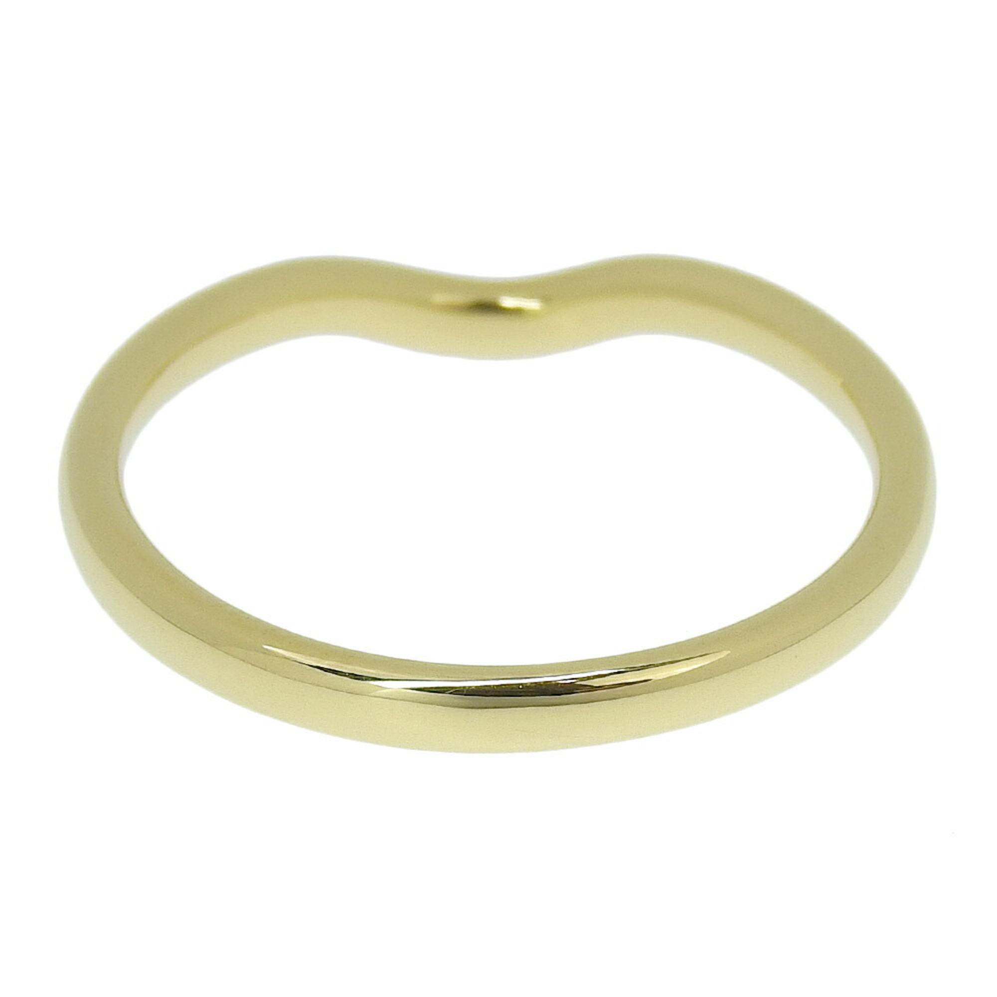 Tiffany & Co. Curved Band Ring, 18K Yellow Gold, Size 17.5