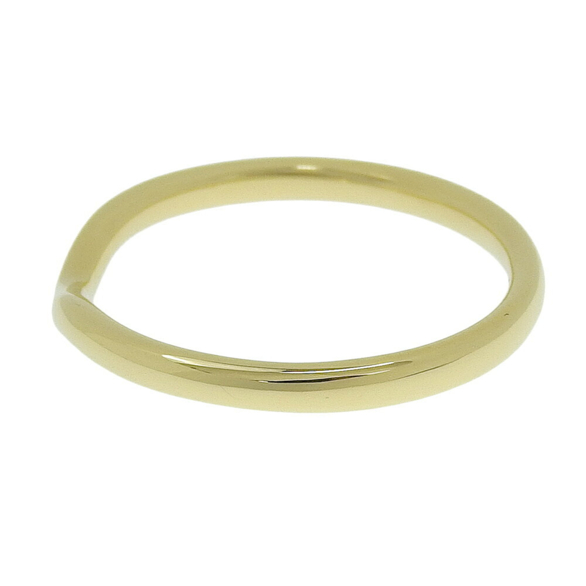 Tiffany & Co. Curved Band Ring, 18K Yellow Gold, Size 17.5