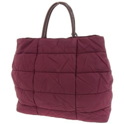 PRADA Crispy Handbag BN1596 Bordeaux Quilted