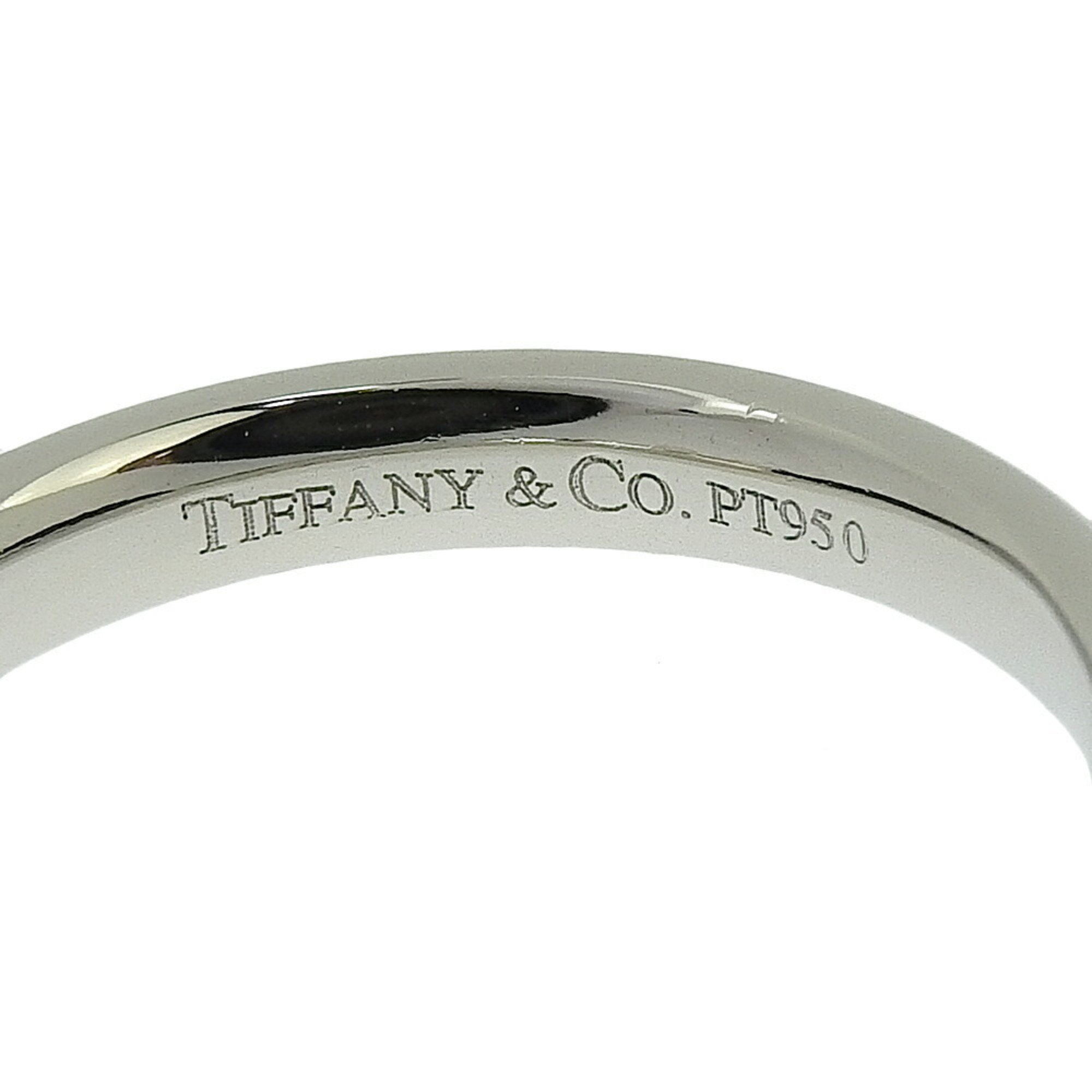 Tiffany & Co. Curved Band Ring, Pt950 Platinum, Size 10.5