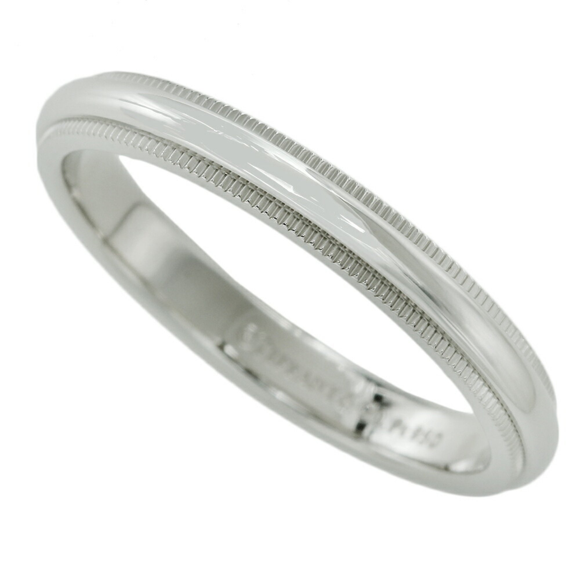 Tiffany & Co. Together Milgrain Band Ring, Pt950 Platinum, Size 19.5