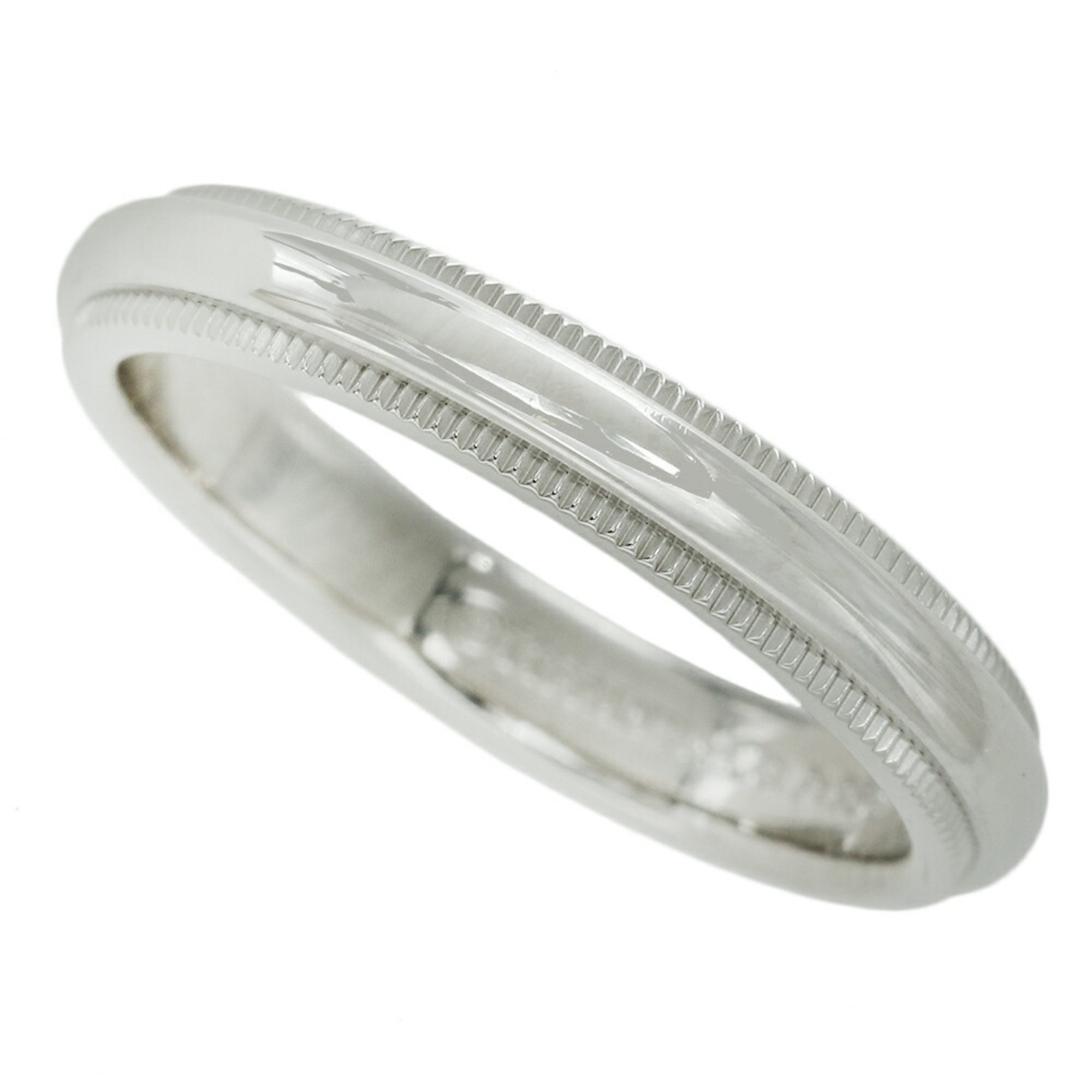 Tiffany & Co. Together Milgrain Band Ring, Pt950 Platinum, Size 10