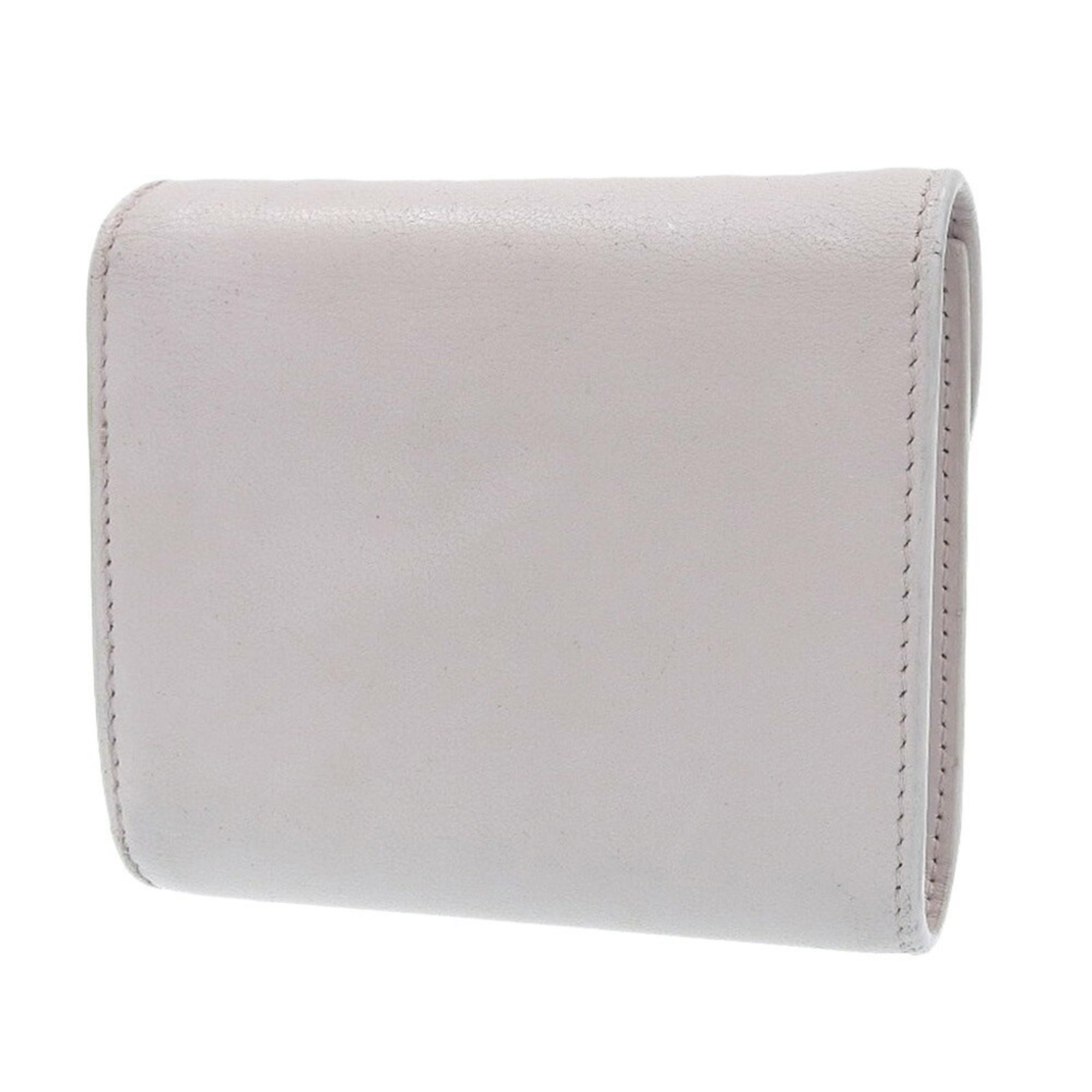 CELINE Triomphe Small Wallet 10D783 Tri-fold wallet Leather Pink