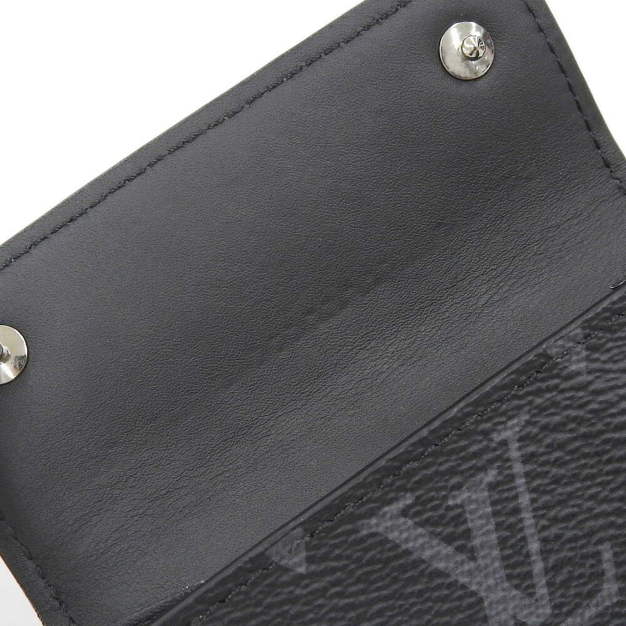 Louis Vuitton LOUIS VUITTON Monogram Eclipse Reverse Discovery Compact Wallet M45417