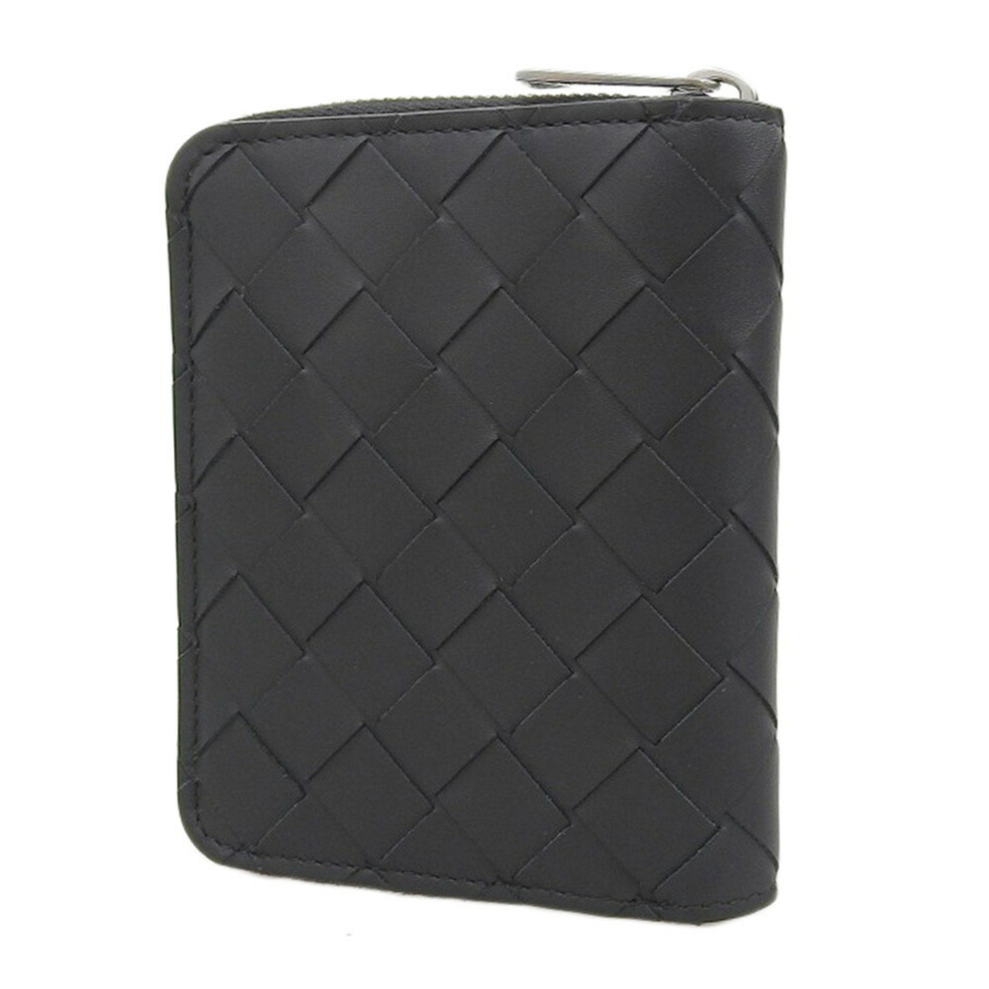 BOTTEGA VENETA Intrecciato Round Folding Wallet 749426 Leather