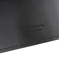 BOTTEGA VENETA Intrecciato Money Clip 123180 Bi-fold Wallet Leather Black