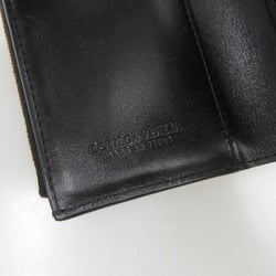 BOTTEGA VENETA Maxi Intrecciato Tri-fold Wallet 651372 Leather Black