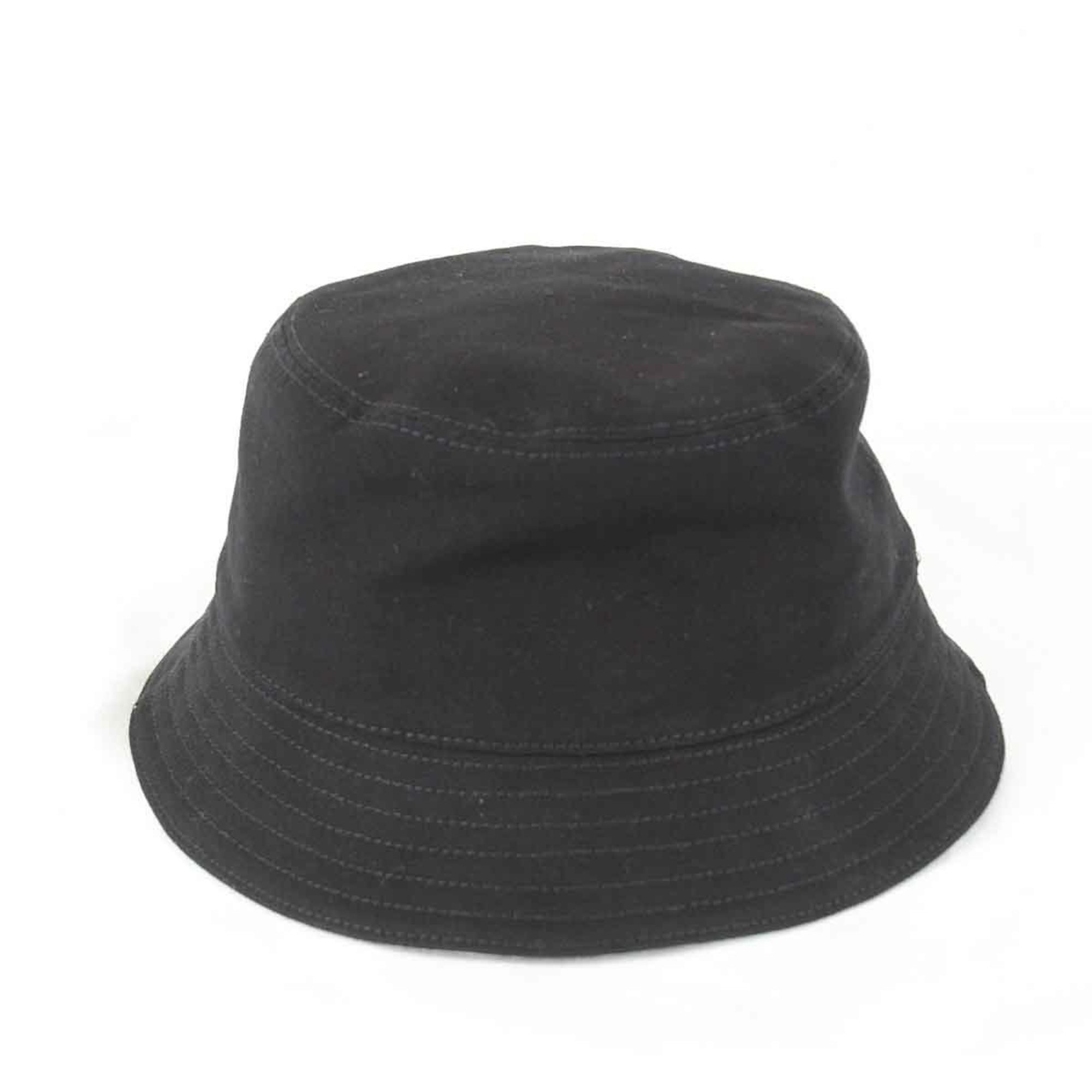 Christian Dior Bucket Hat Size L Cotton/Rayon/Polyester Black Women's