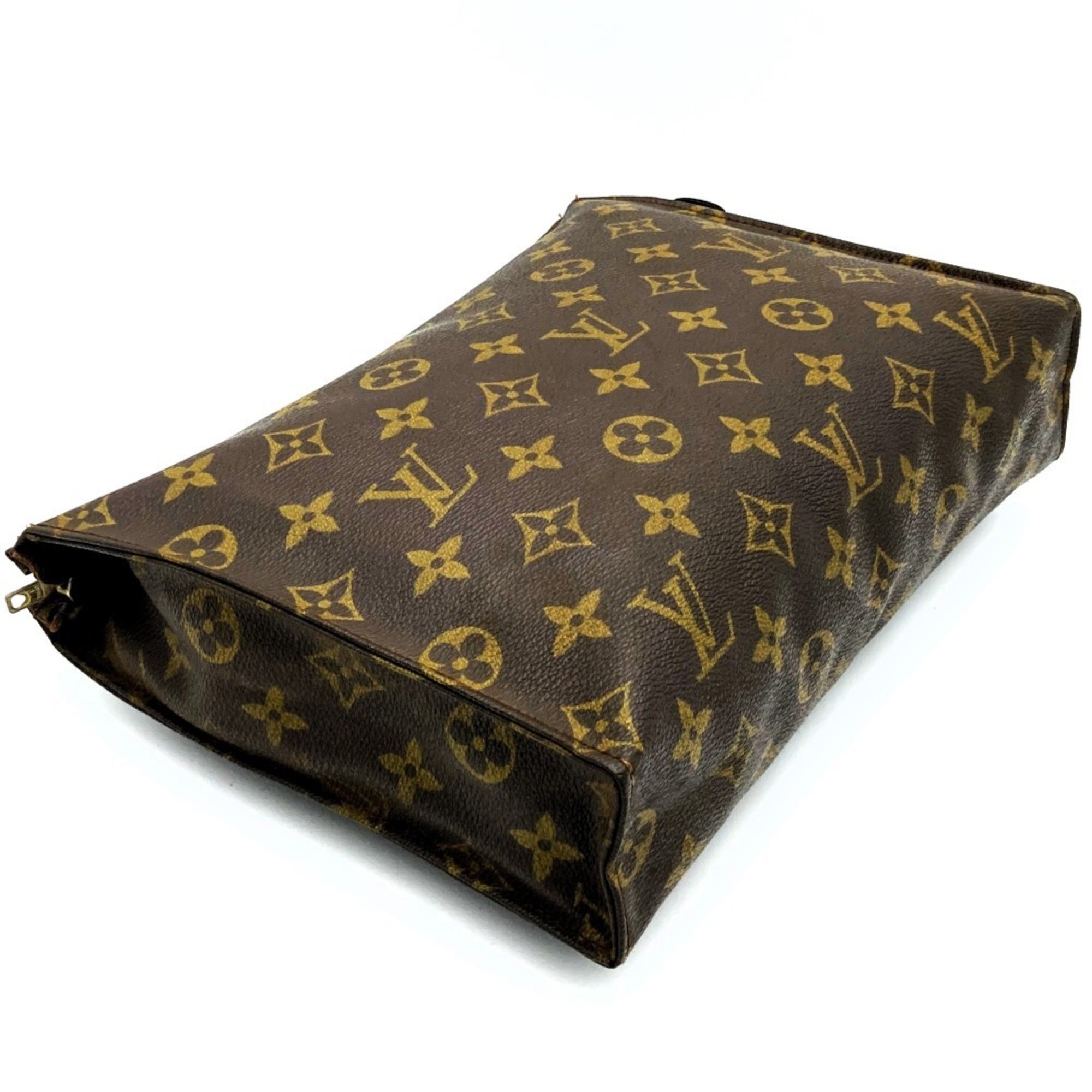 LOUIS VUITTON Louis Vuitton Poche Toilette 26 Pouch Monogram Canvas Brown M47542 Women's