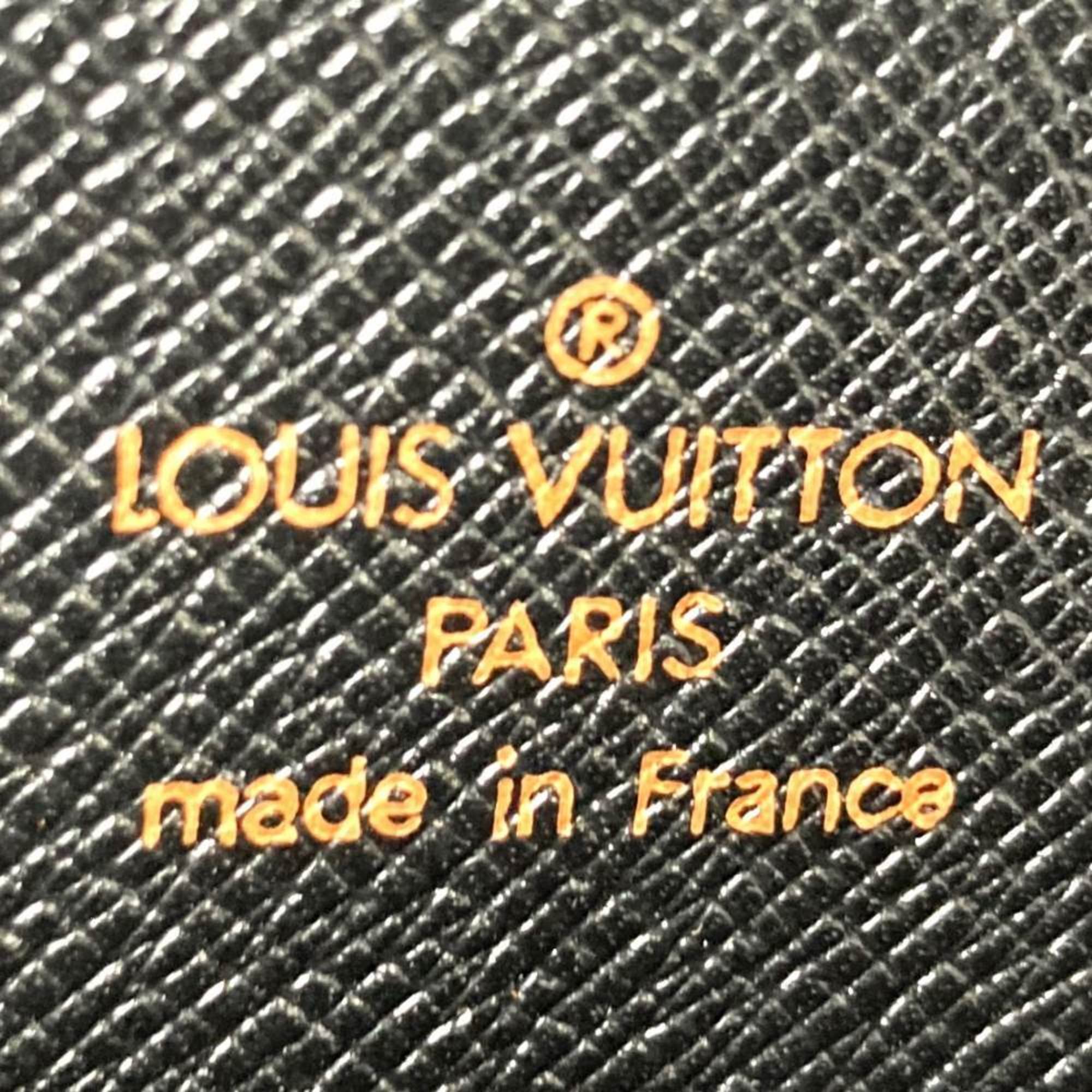 LOUIS VUITTON Louis Vuitton Pochette Serie Dragonne Clutch Bag Epi Leather Noir Black M52612 Women's