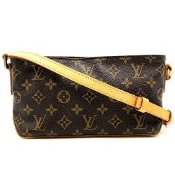 LOUIS VUITTON Louis Vuitton Trotter Shoulder Bag Monogram Canvas Brown M51240 Women's