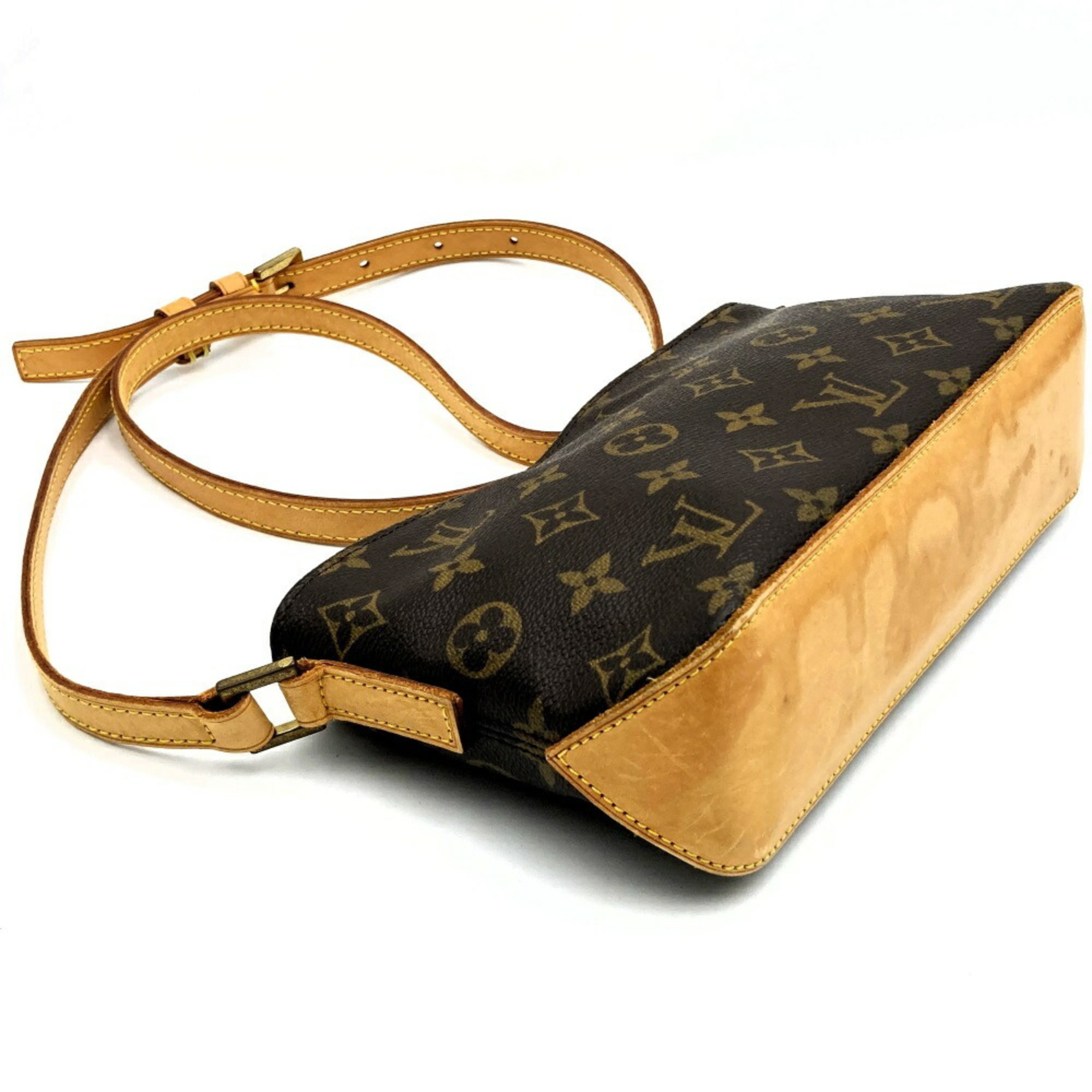 LOUIS VUITTON Louis Vuitton Trotter Shoulder Bag Monogram Canvas Brown M51240 Women's