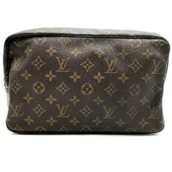 LOUIS VUITTON Louis Vuitton True Toilette 28 Pouch Monogram Canvas Brown M47522 Women's