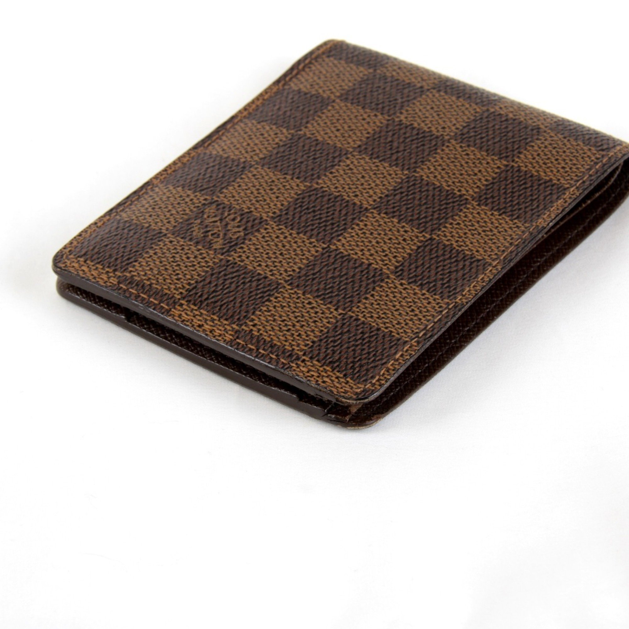 LOUIS VUITTON Louis Vuitton Portefeuille Multiple N60895 Bi-fold Wallet Damier Canvas Brown Women's