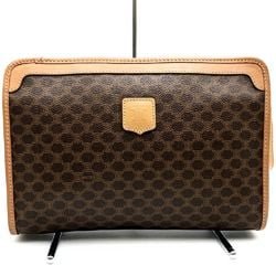 CELINE Macadam clutch bag, second brown, for women and men