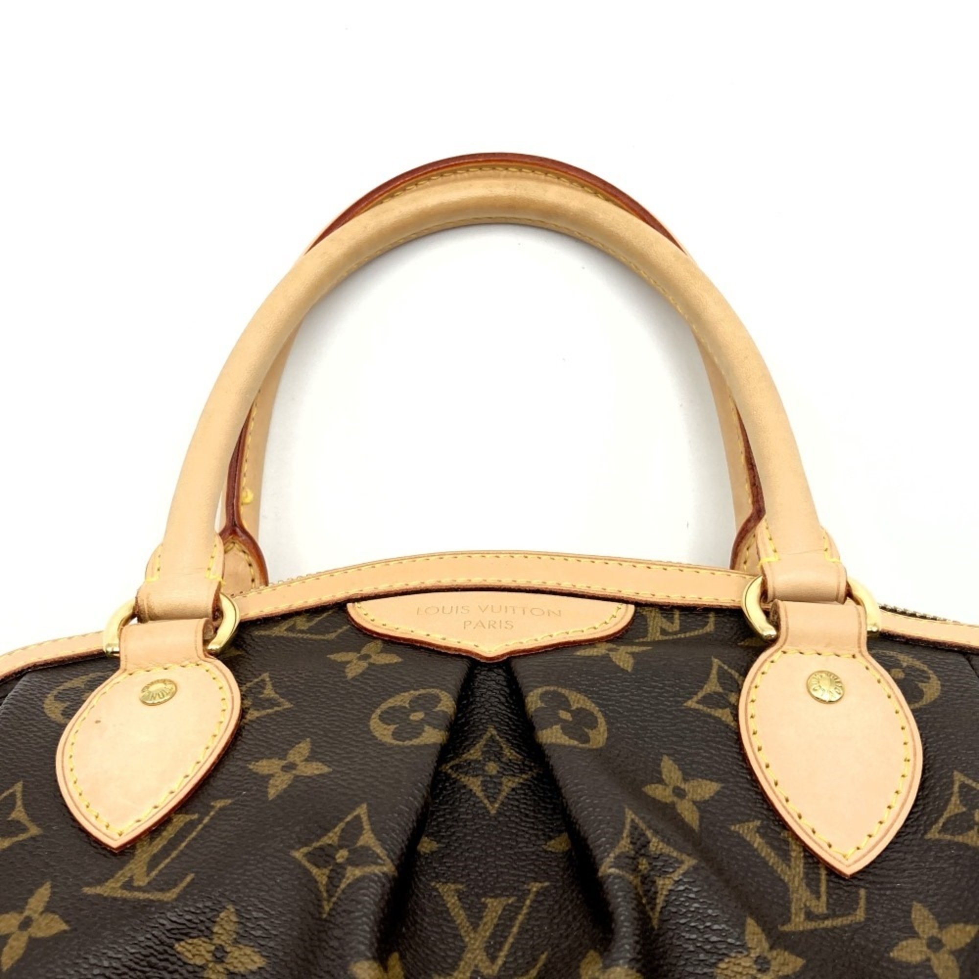 LOUIS VUITTON Tivoli PM Handbag Monogram Canvas Brown M40143 Women's