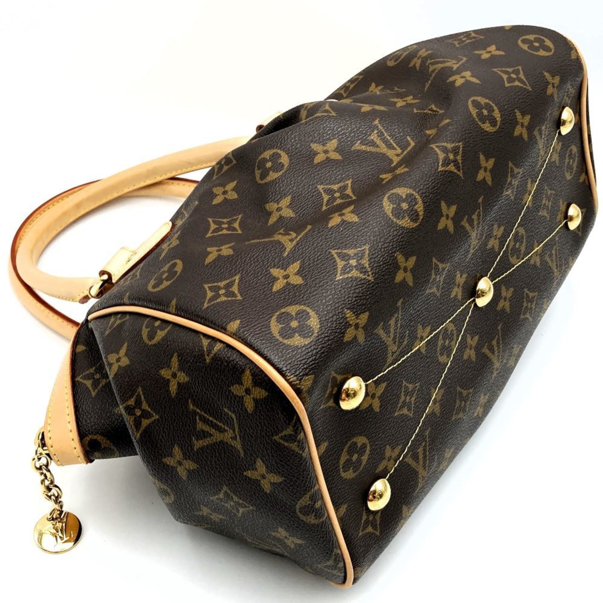 LOUIS VUITTON Tivoli PM Handbag Monogram Canvas Brown M40143 Women's