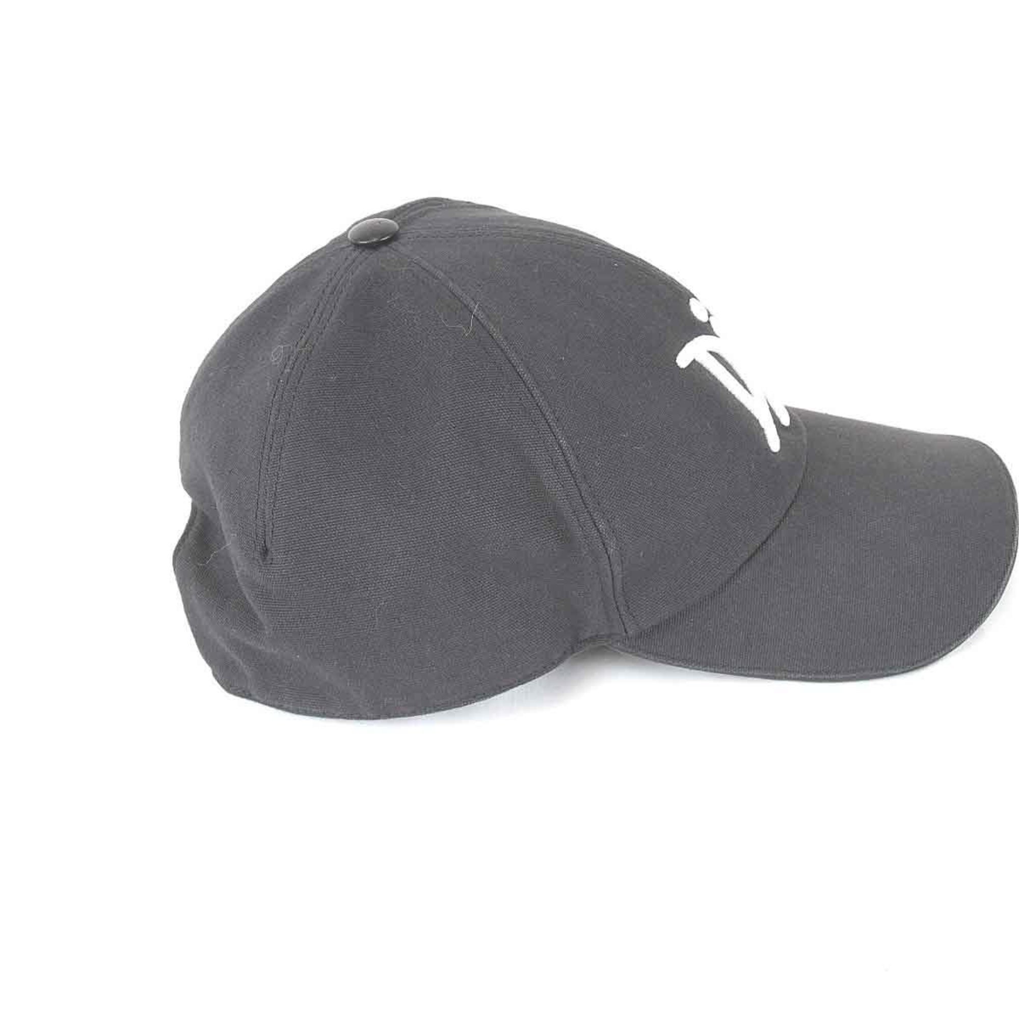 Christian Dior Stussy collaboration cap size L cotton black ladies