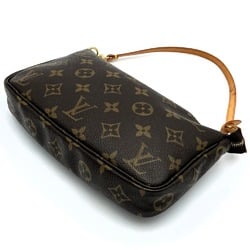 LOUIS VUITTON Louis Vuitton Pochette Accessoires (old) Pouch Monogram Canvas Brown M51980 Women's