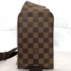 Louis Vuitton Body Bag Geronimos f-21590 Brown Damier Ebene N51994 Canvas CA3150 LOUIS VUITTON Crossbody Waist Unisex