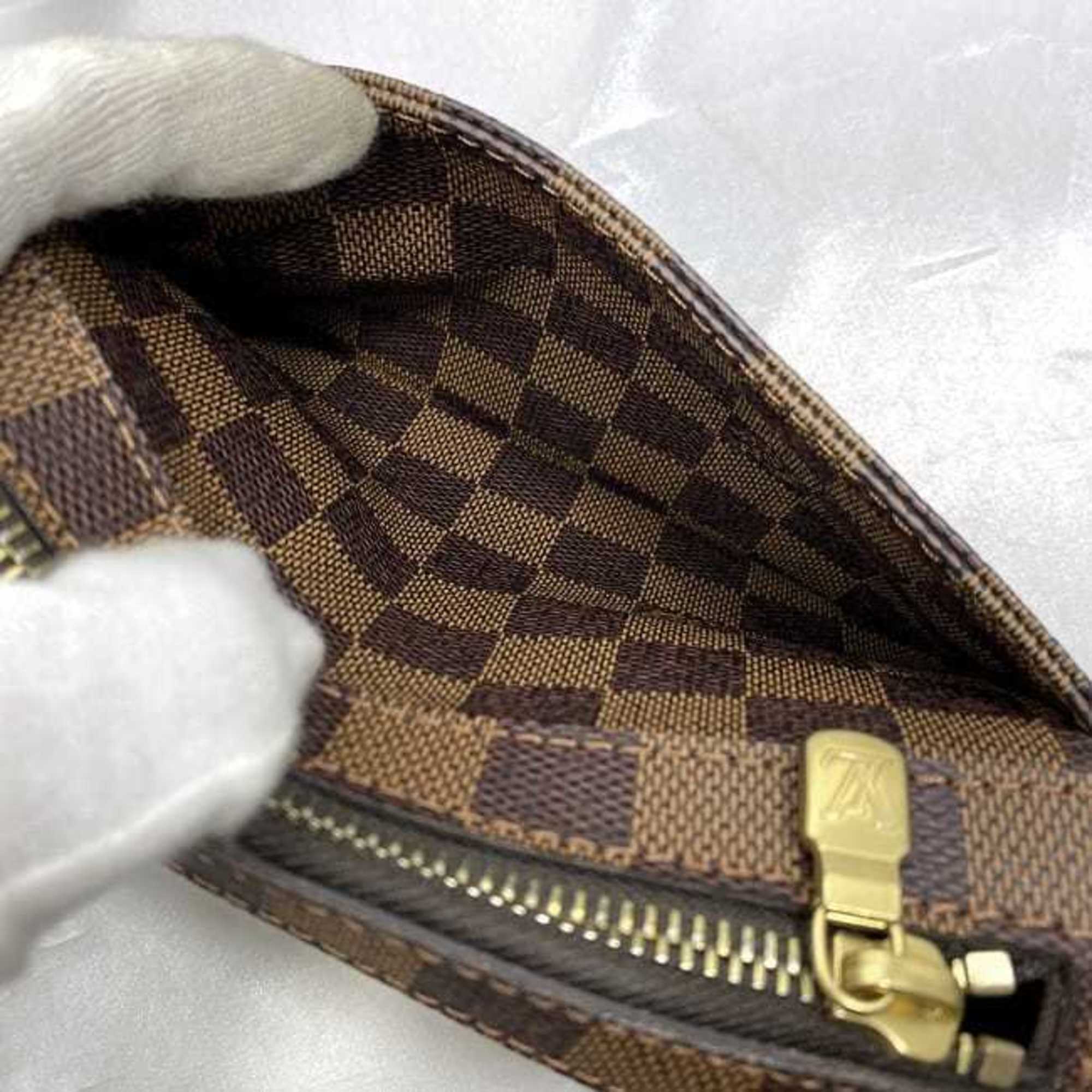 Louis Vuitton Body Bag Geronimos f-21590 Brown Damier Ebene N51994 Canvas CA3150 LOUIS VUITTON Crossbody Waist Unisex